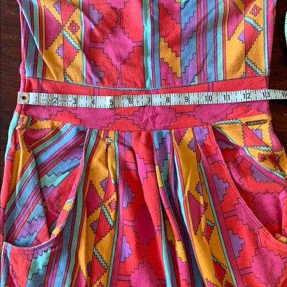Billabong Aztec mini dress. size medium - Picture 6 of 8
